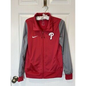 Nike Philadelphia Phillies Mens Full Zip Track Jacket Size Small Spring Unisex